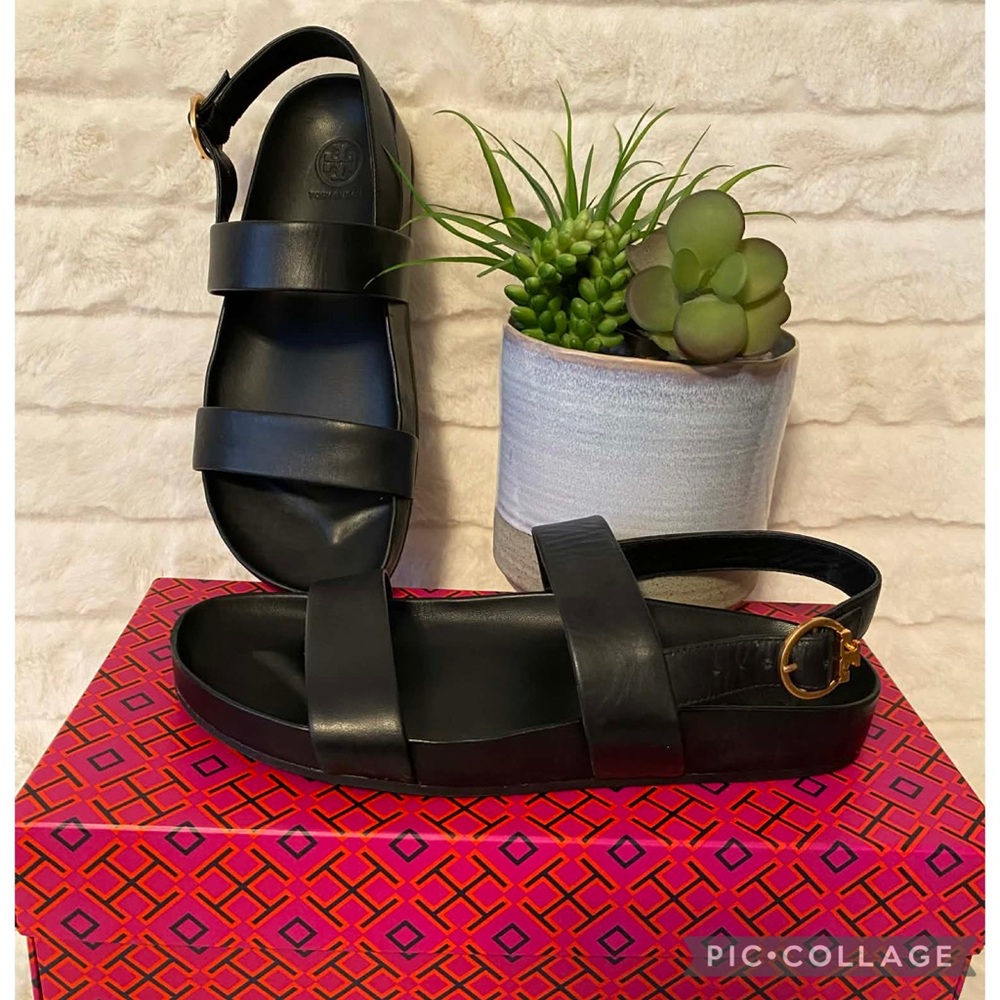 ❤️Weekend SALE❤️Great Condition Tory Burch Calf Leather Sport Sandals